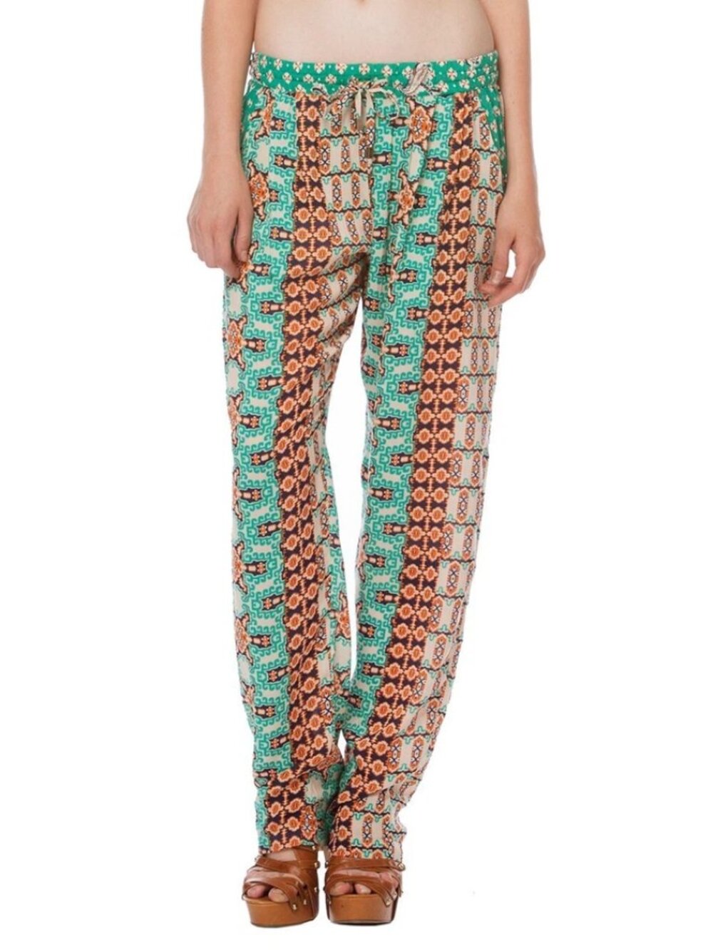 GYPSY 05 (GYPSY05) Lima Mandarin Print Pants Seen on Celebrity NWT $143